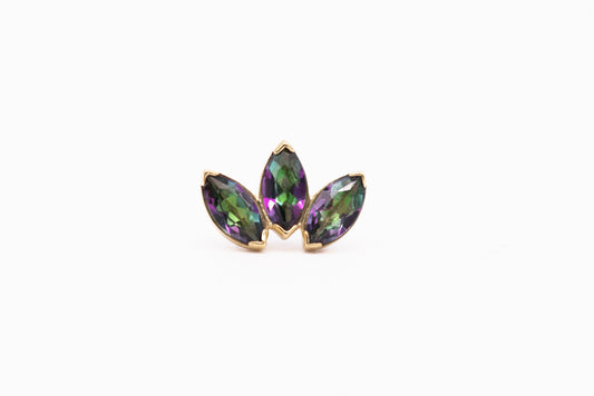 Mini Marquise Fan Passion Topaz - Anatometal
