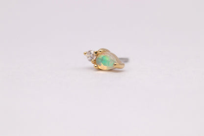 Daydream Opal + CZ - Buddha Jewelry