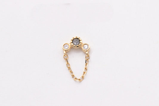 Halston Grey Diamond + CZ - Buddah Jewelry
