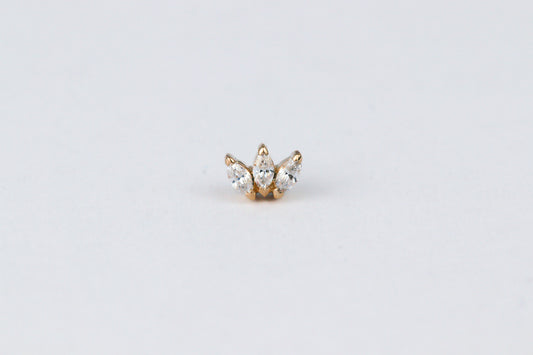 Triple Marquise Fan CZ - Junipurr