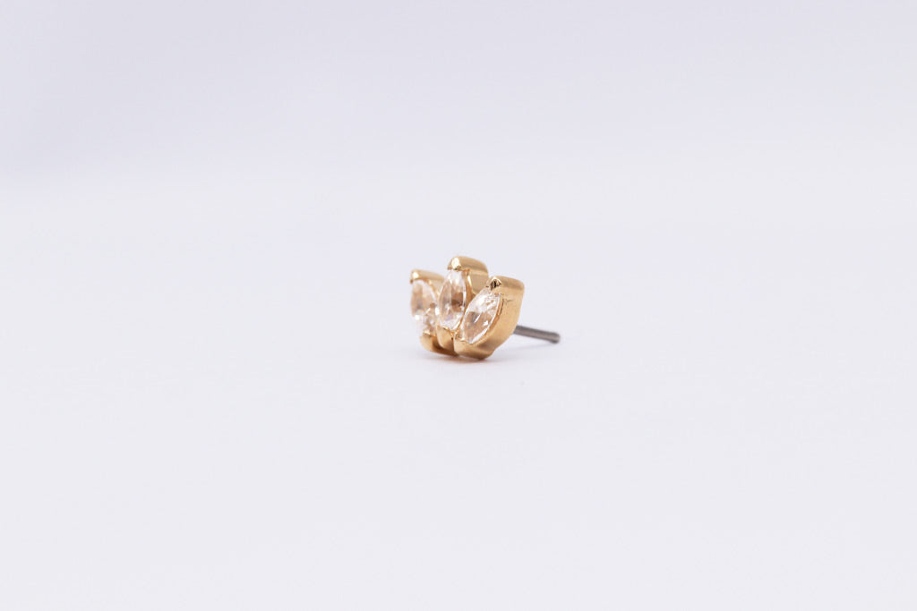 Triple Marquise Fan CZ - Junipurr